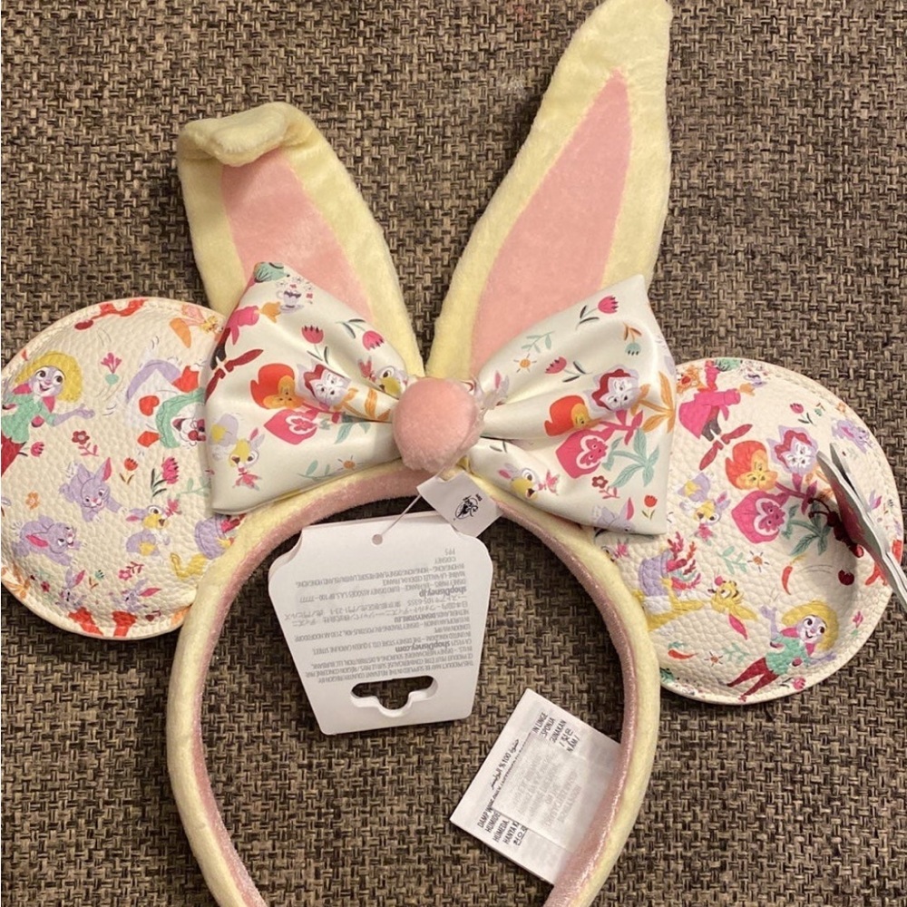 Disney Minnie Mouse Reigning Rabbits Ear Headband for Adults